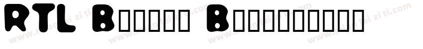 RTL Banana Bold字体转换